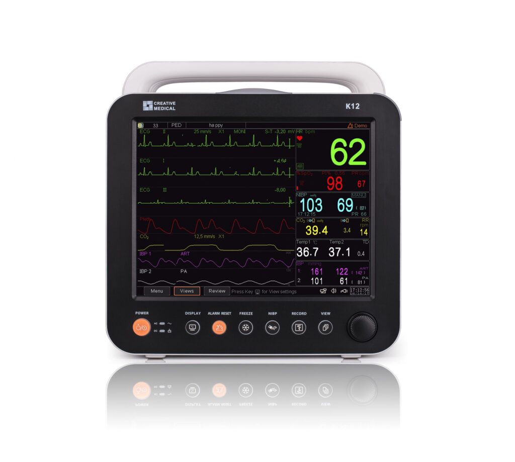 K10 Multiparameter Monitor. Colour Touch Screen. NIBP , Sp02 , ECG ...